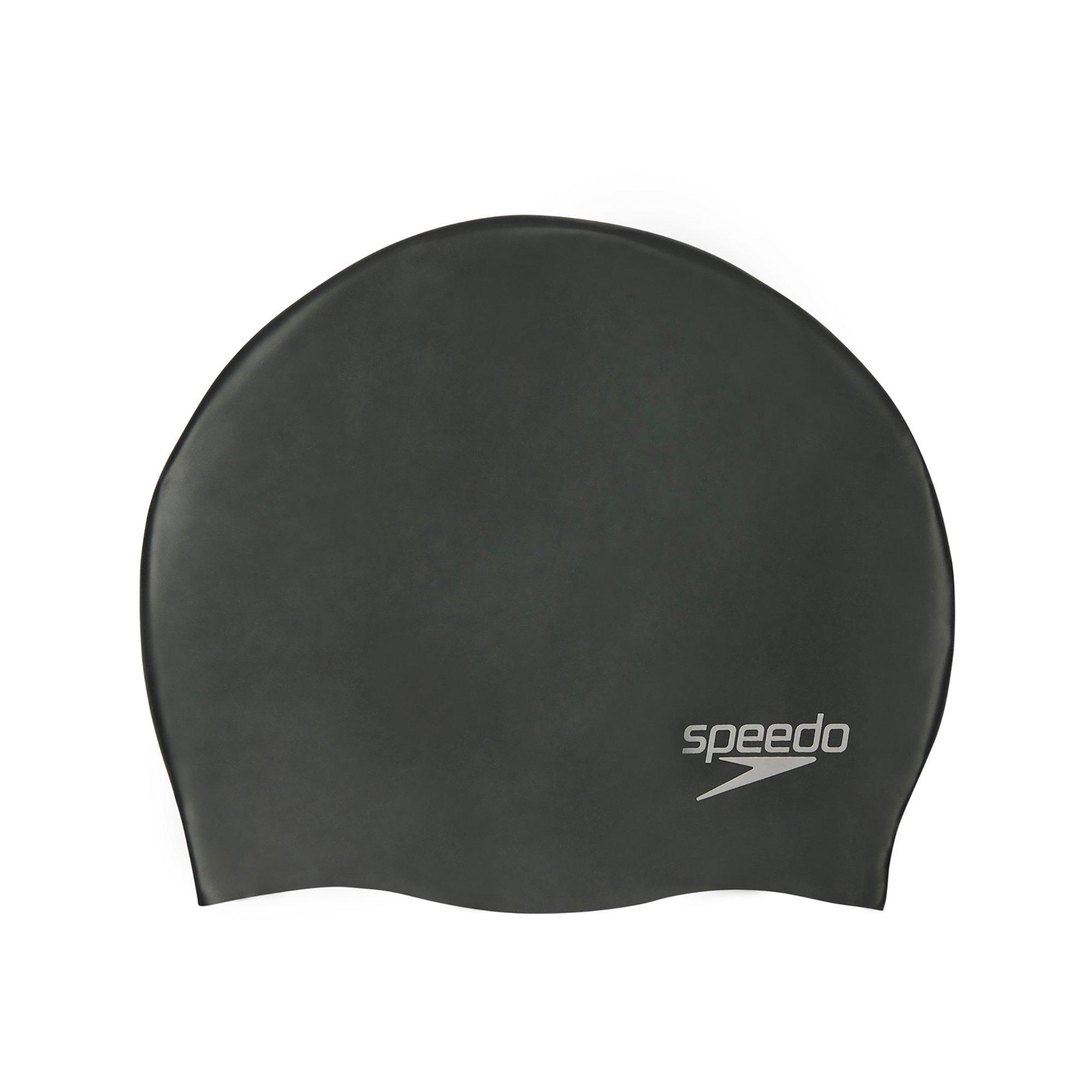 speedo Plain Moulded Silicone Cap Cappuccio da Bagno 