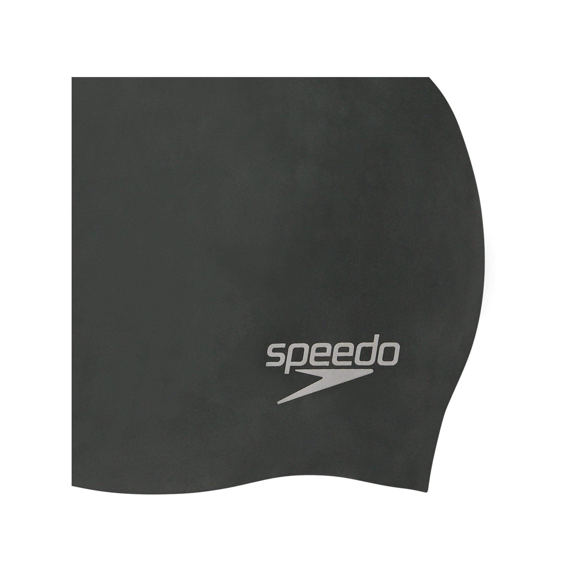 speedo Plain Moulded Silicone Cap Cappuccio da Bagno 