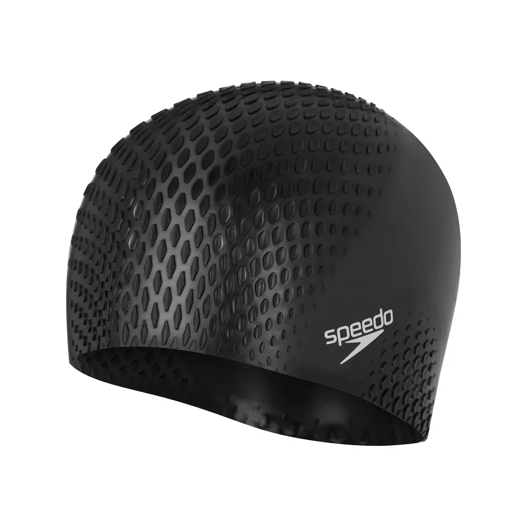 Speedo - Badekappe, Bubble Active + Cap, One Size, Black