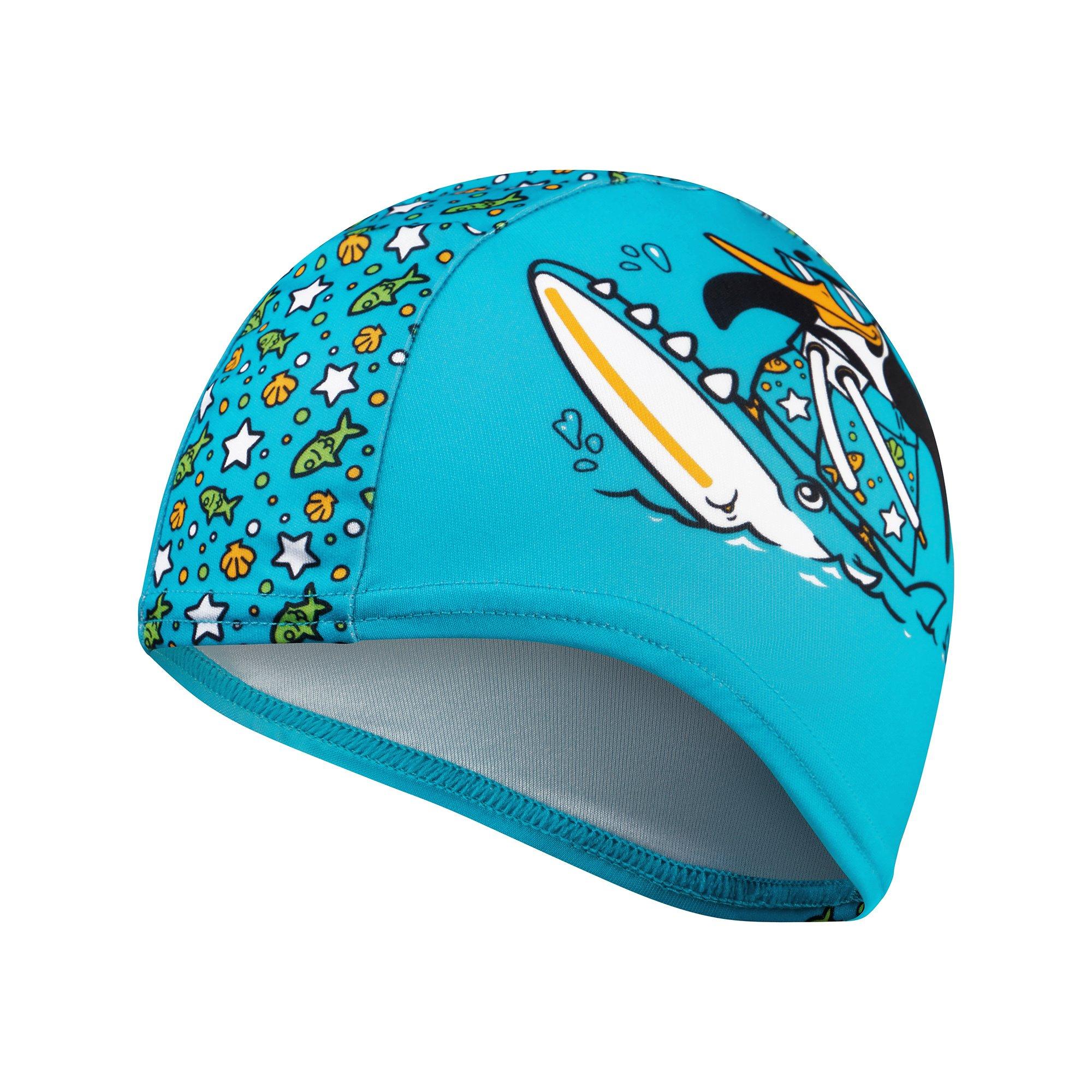 speedo Printed Polyester Cap Badekappe Kinder 