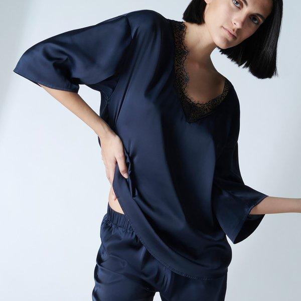 Image of T-shirt Damen Mitternachtsblau L