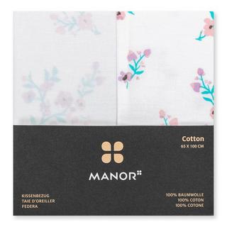 Manor Flora Taie d'oreiller motif floral  