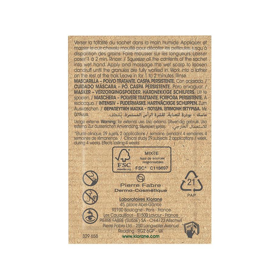 KLORANE Galanga Masque antipelliculaire en poudre 