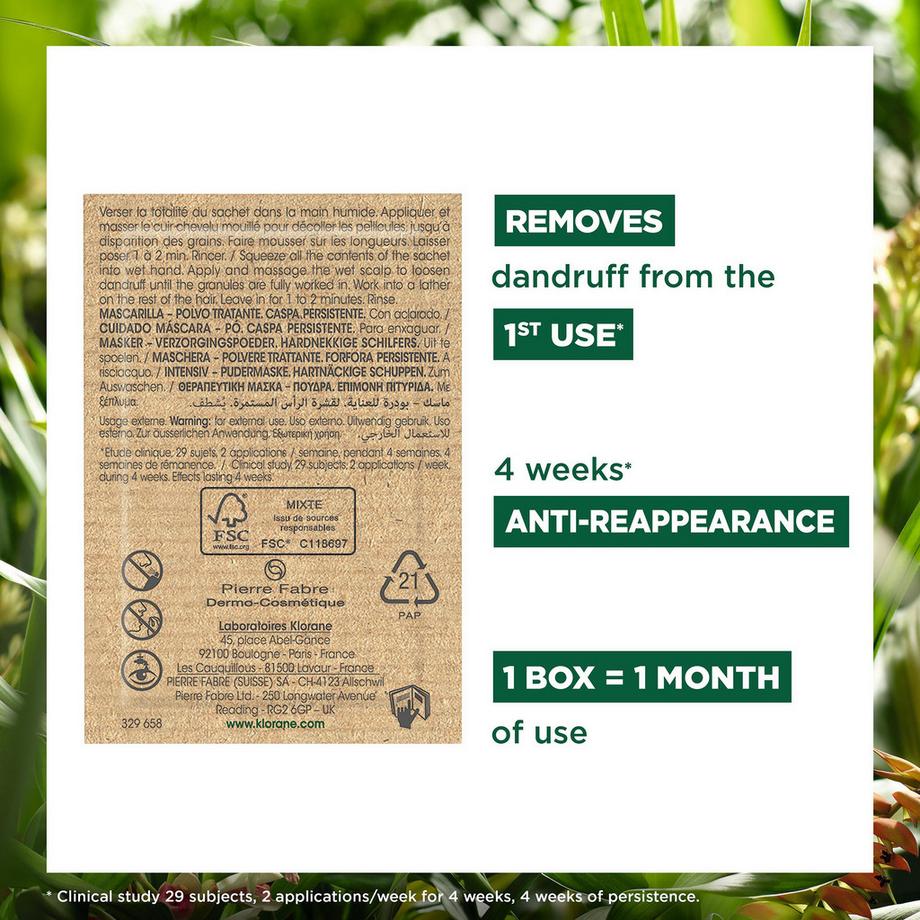 KLORANE Galanga Masque antipelliculaire en poudre 