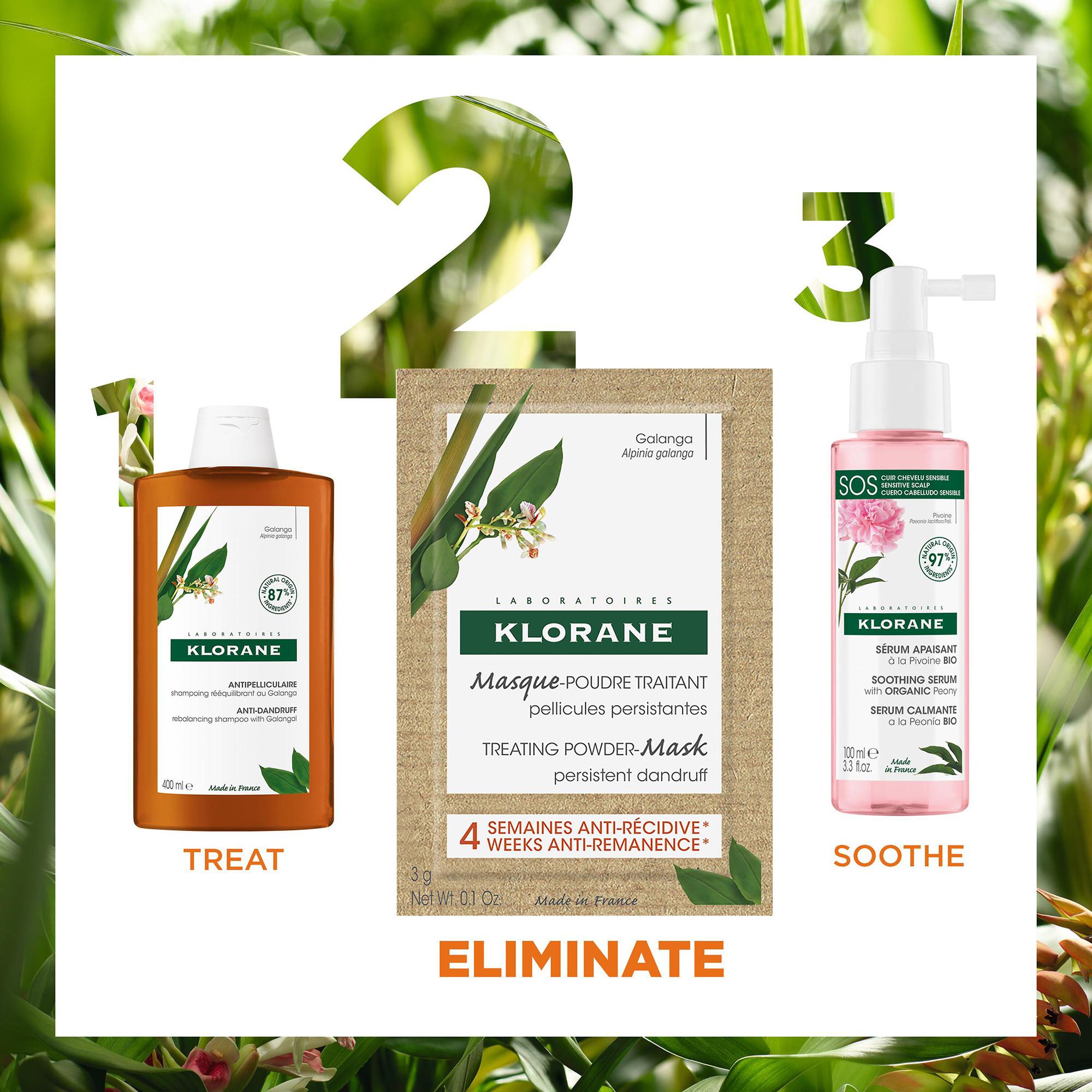 KLORANE Galanga Maschera antiforfora in polvere 