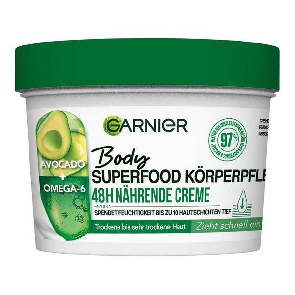 Image of Body Superfood 48h Nährende Körpercreme [avocado + Omega-6] Damen 380ml