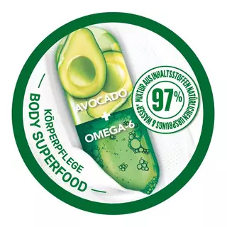 GARNIER  Body Superfood 48H Nährende Körpercreme [Avocado + Omega-6] 