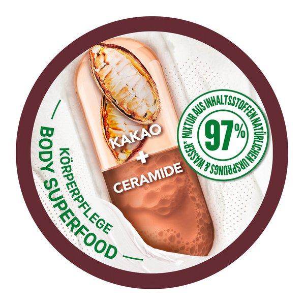 GARNIER  Body Superfood 48H Reparierende Body Butter Körperpflege [Kakao + Ceramide] 