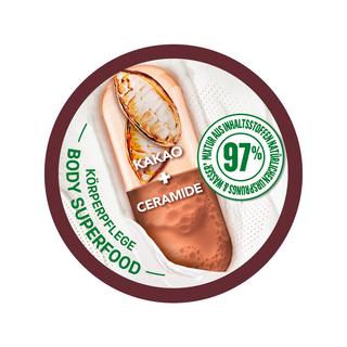 GARNIER  Body Superfood 48H Beurre Réparateur Pour Le Corps [Cacao + Céramides] 