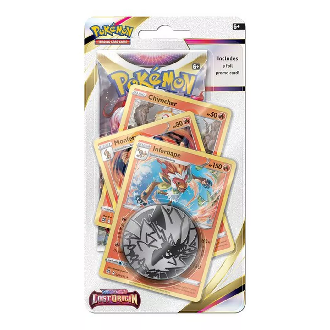 Pokémon - Sword & Shield 11 Lost Origin Premium Checklane Blister, Zufallsauswahl, Multicolor