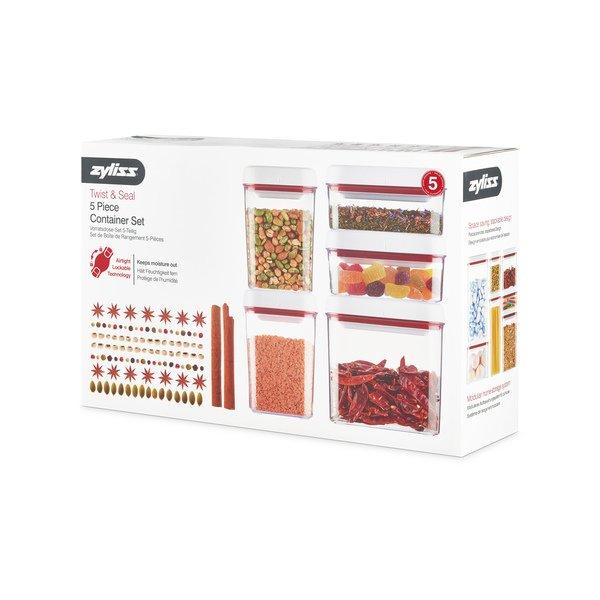 zyliss Lot de boîtes Twist & Seal 