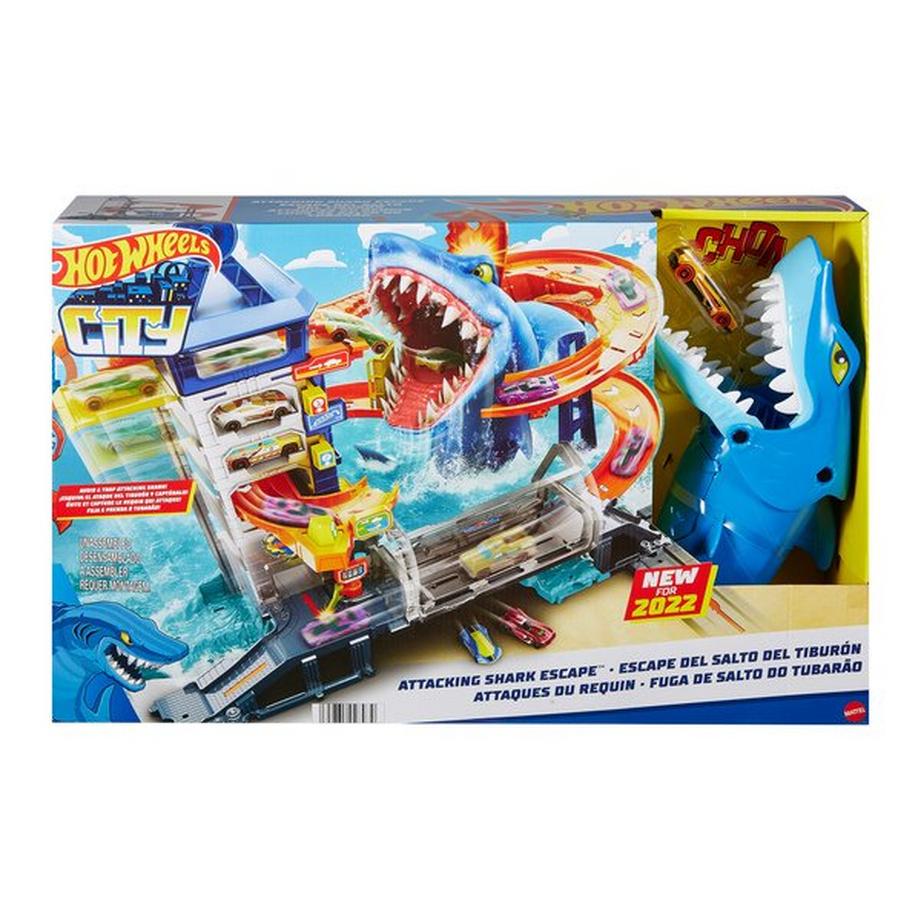 Hot Wheels  Set de jeu Attaque de requin 