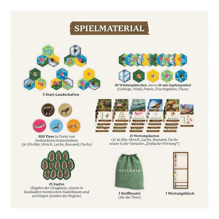 Kosmos  Cascadia - Im Herzen der Natur, Deutsch 