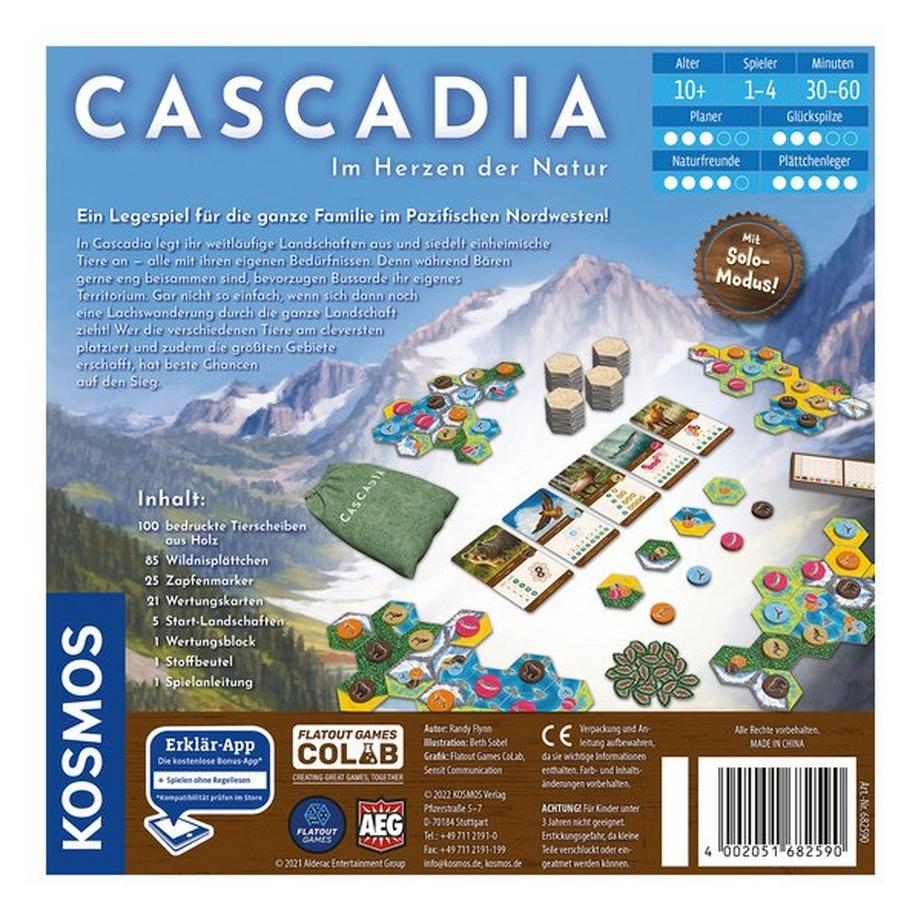 Kosmos  Cascadia - Im Herzen der Natur, Deutsch 