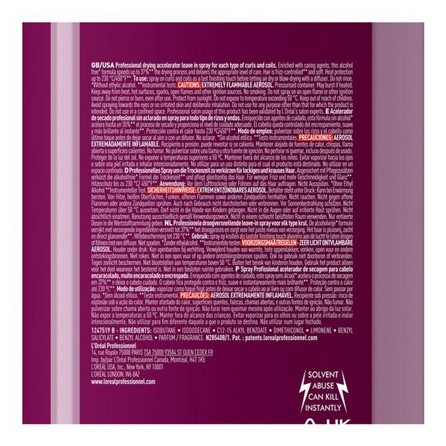 L'Oréal Professionnel CurlExpAccéldeséchagesansrinç Serie Expert Curls Expression Dry Accelerator 