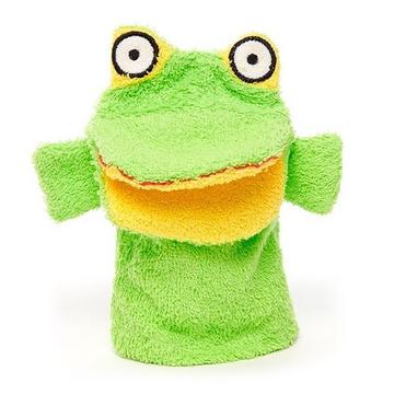 Waschhandschuh Für Kinder - Frosch - 100% Baumwolle