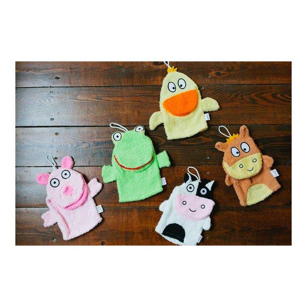 Isabelle Laurier  Guanto da toilette in anatra - 100% cotone 