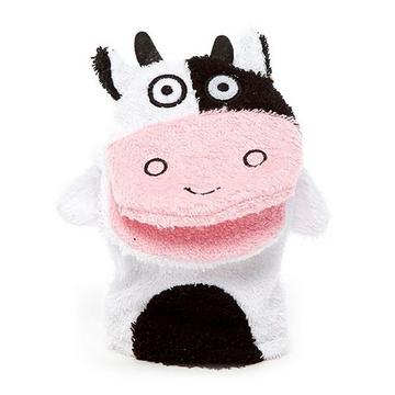 Waschhandschuh Für Kinder - Kuh - 100% Baumwolle