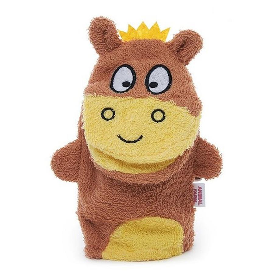 Isabelle Laurier  Guanto da lavaggio per bambini - Cavallo - 100% cotone 