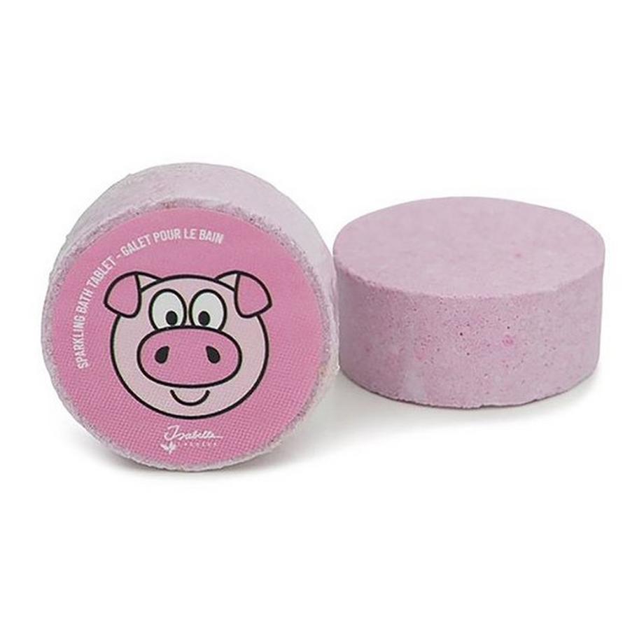 Sprudeltablette Schwein - Duft: Erdbeere