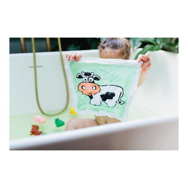 Isabelle Laurier  Komprimiertes Handtuch Kuh 