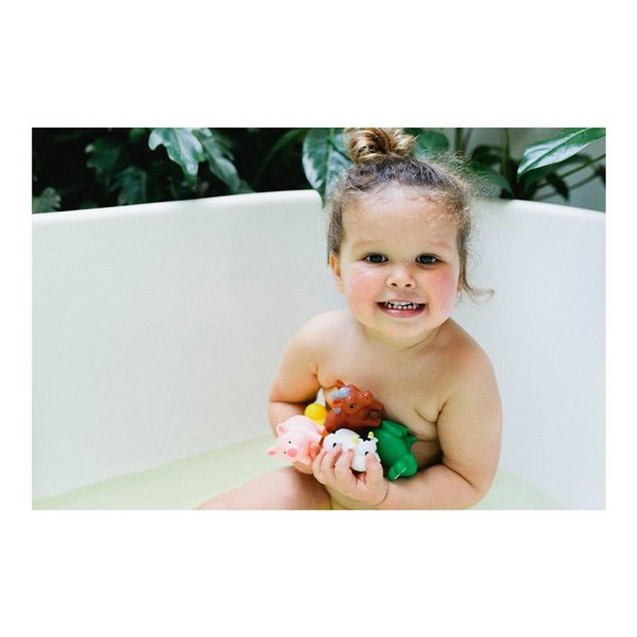 Isabelle Laurier  5 Jouets De Bain En Sachet Filet 