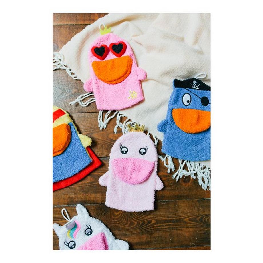 Isabelle Laurier  Gant De Toilette Licorne - 100% Coton 