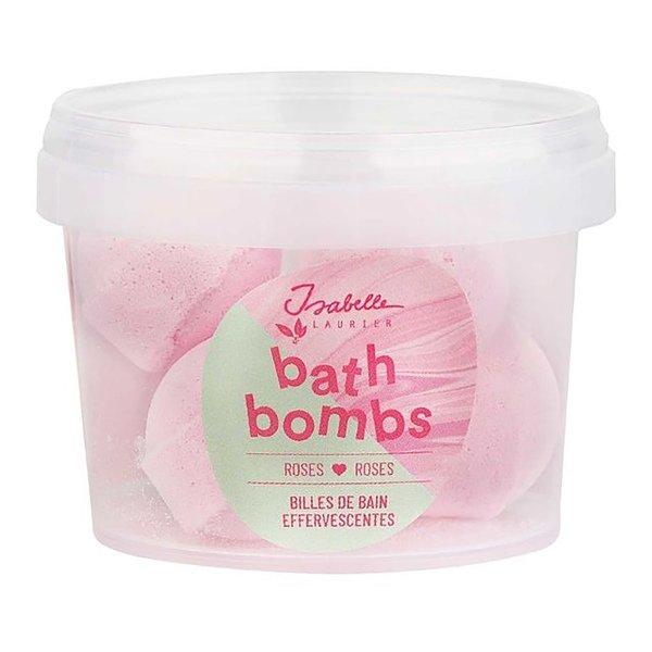Isabelle Laurier 5 pink mini bath bombs Palline da bagno schiumogene rosa - Fragranza: Rose 