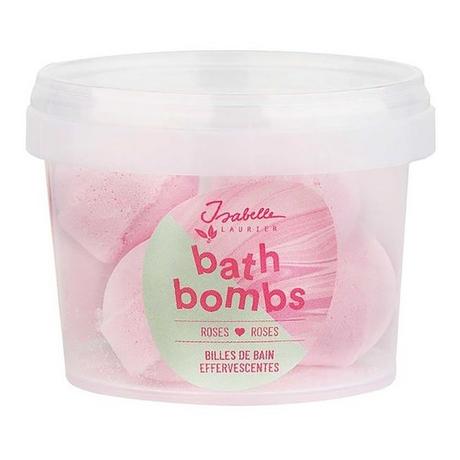 Isabelle Laurier 5 pink mini bath bombs Palline da bagno schiumogene rosa - Fragranza: Rose 