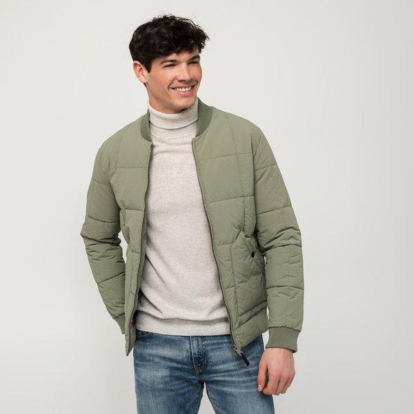 Image of Jacke, Wattiert Ohne Kapuze Herren Grün L