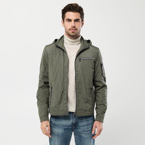 Image of Jacke Mit Abnehmbarer Kapuze Herren Grün XXL