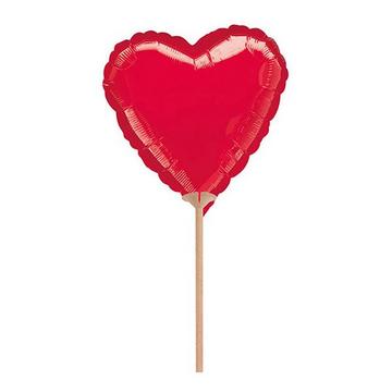 Mini-Folienballon rotes Herz