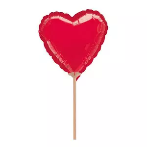 Mini-Folienballon rotes Herz