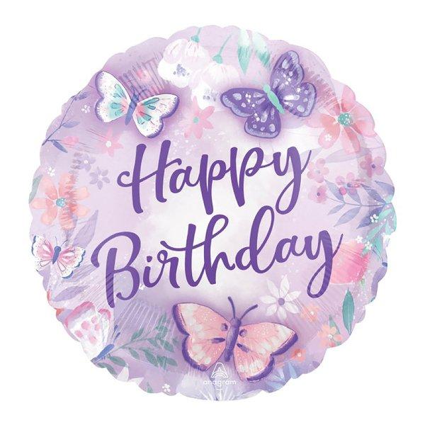 Image of Folienballon Happy Birthday Multicolor