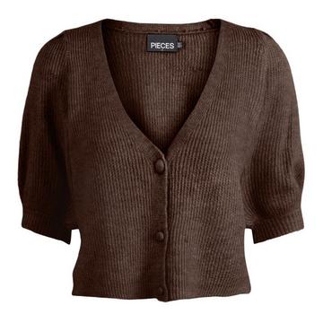 Veste courte en tricot, manches courtes