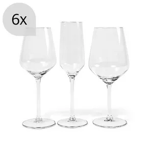 Set di bicchieri da vino 18 pezzi