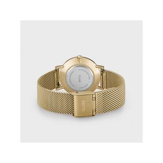 CLUSE Minuit Mesh, Green, Gold Colour Orologio analogico 