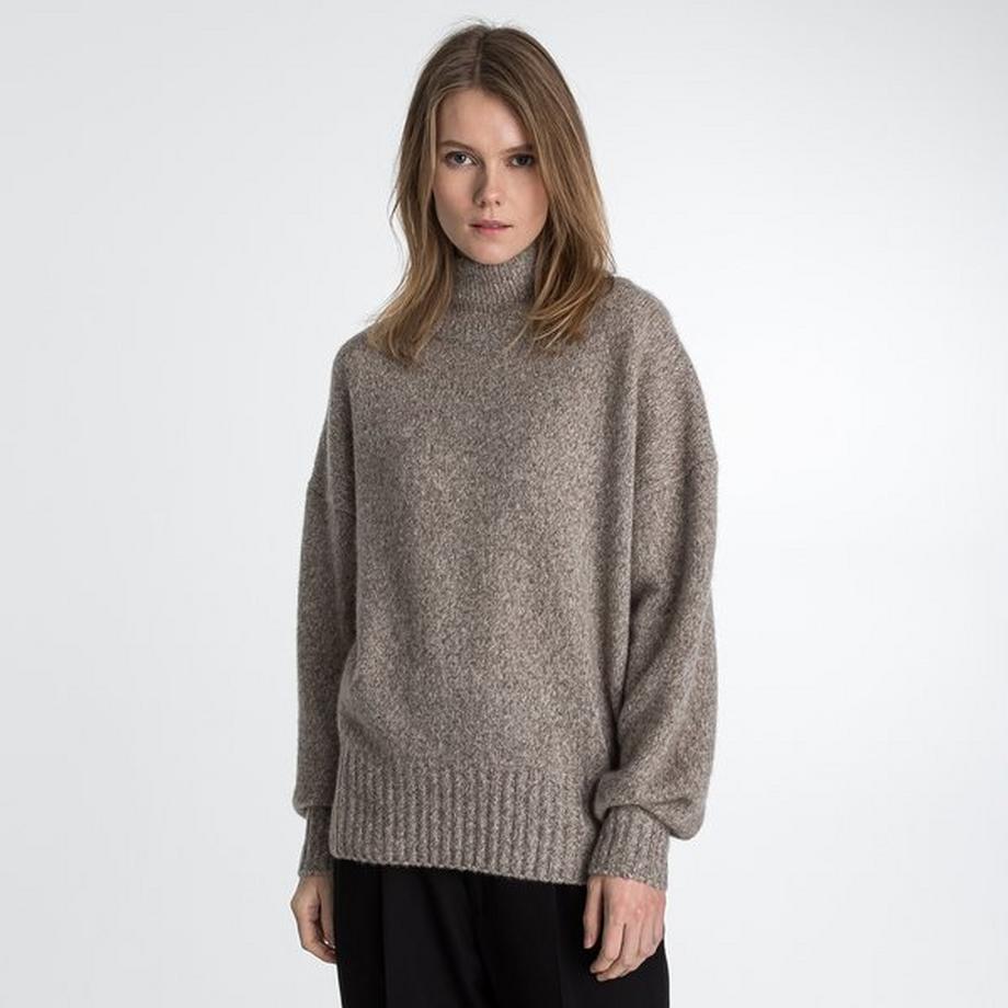 Manor Woman Pull Col Rond Cachemire Soie  