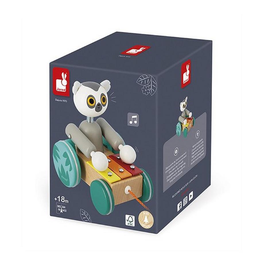 Janod  Tropik Xilofono - Lemure per tirare 