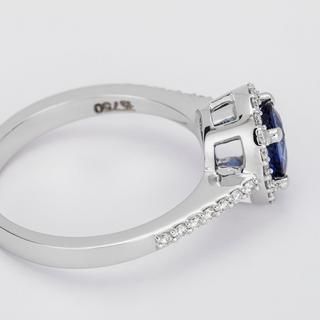 ZEN DIAMOND BAGUE WG18K POLIERTWEISSGOLD 34 BRILLANT 0.23Ct Ring 