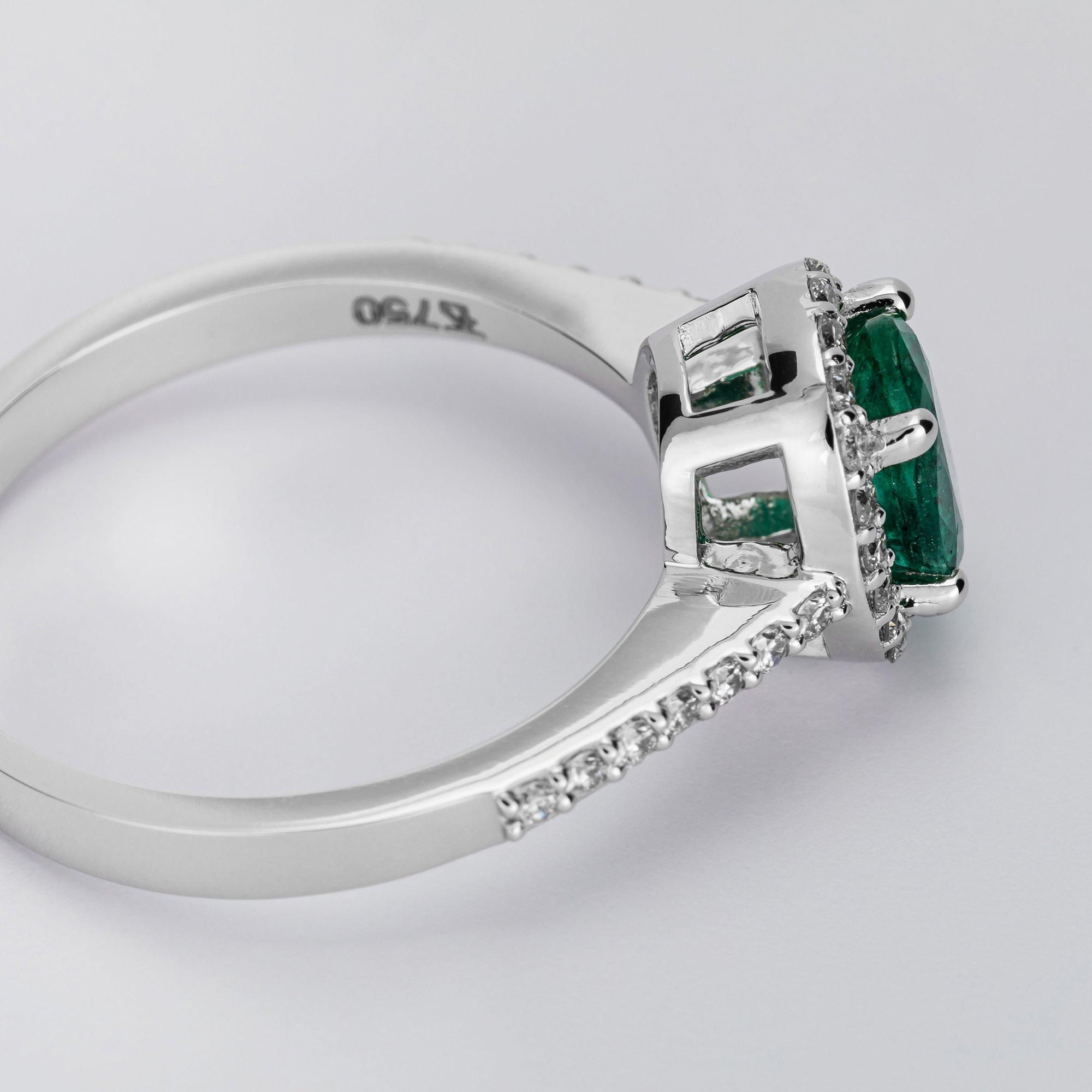 ZEN DIAMOND BAGUE WG18K POLIERTWEISSGOLD 34 BRILLANT 0.23Ct Bague 