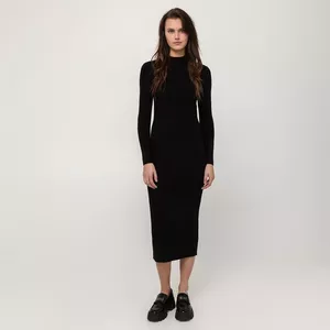 Strickkleid, langarm