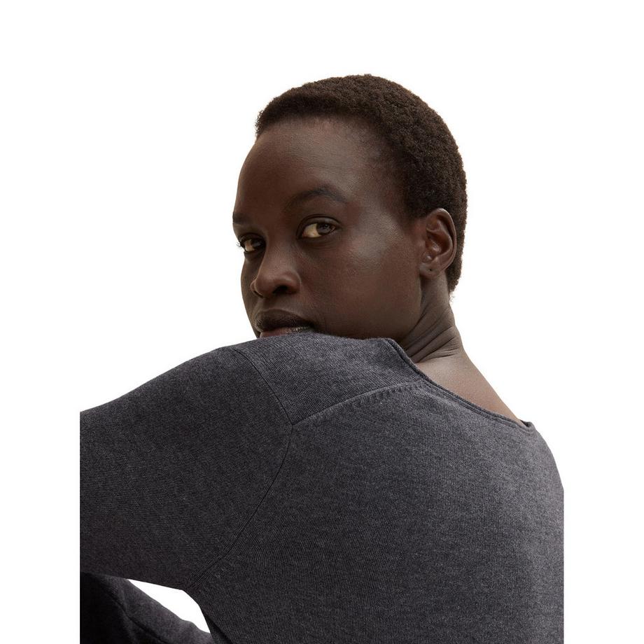 TOM TAILOR Pullover Classic Fit Langarm  