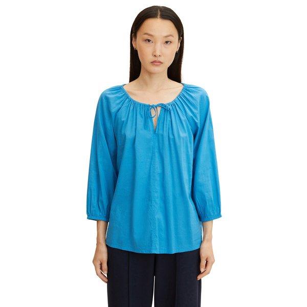 TOM TAILOR Damen Tunika Bluse, Plussize Basic – Aus Nachhaltiger Viskose, Regular Fit