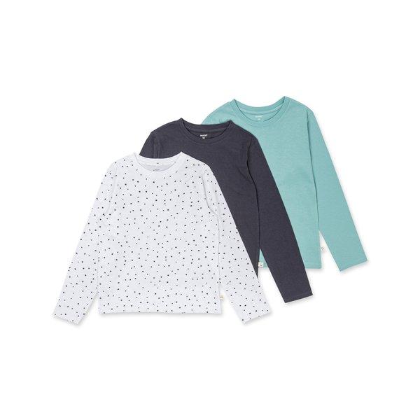 Image of Triopack, T-shirts, Langarm Mädchen Mint 104