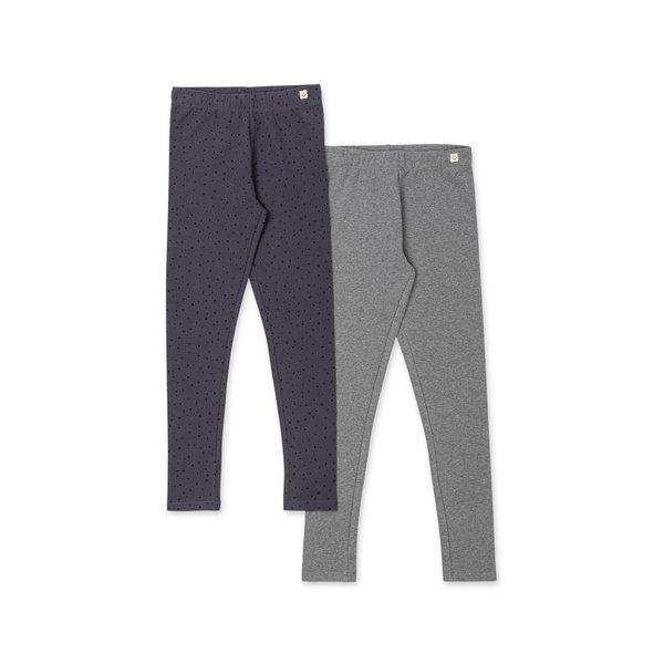 Image of Duopack, Leggings Mädchen Grau Melange 116