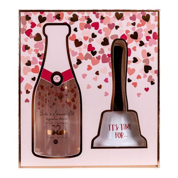 Image of Accentra Geschenkset Heart Cascade In Champagner-Geschenkbox - Set