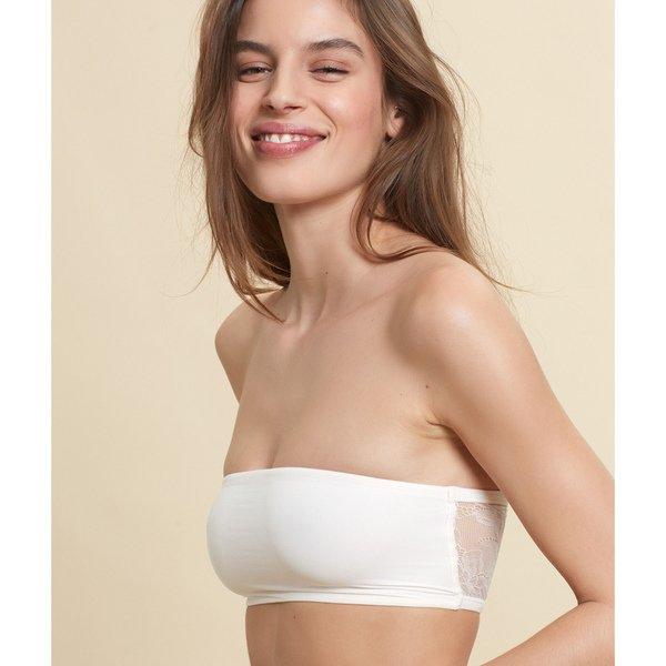 Etam  Bandeau-BH Ecru