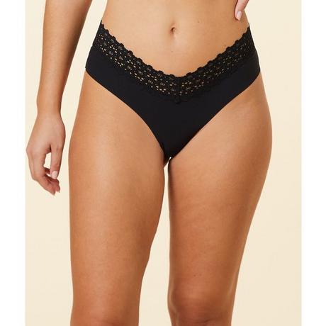 Etam Hipster mit Spitzenbesatz  