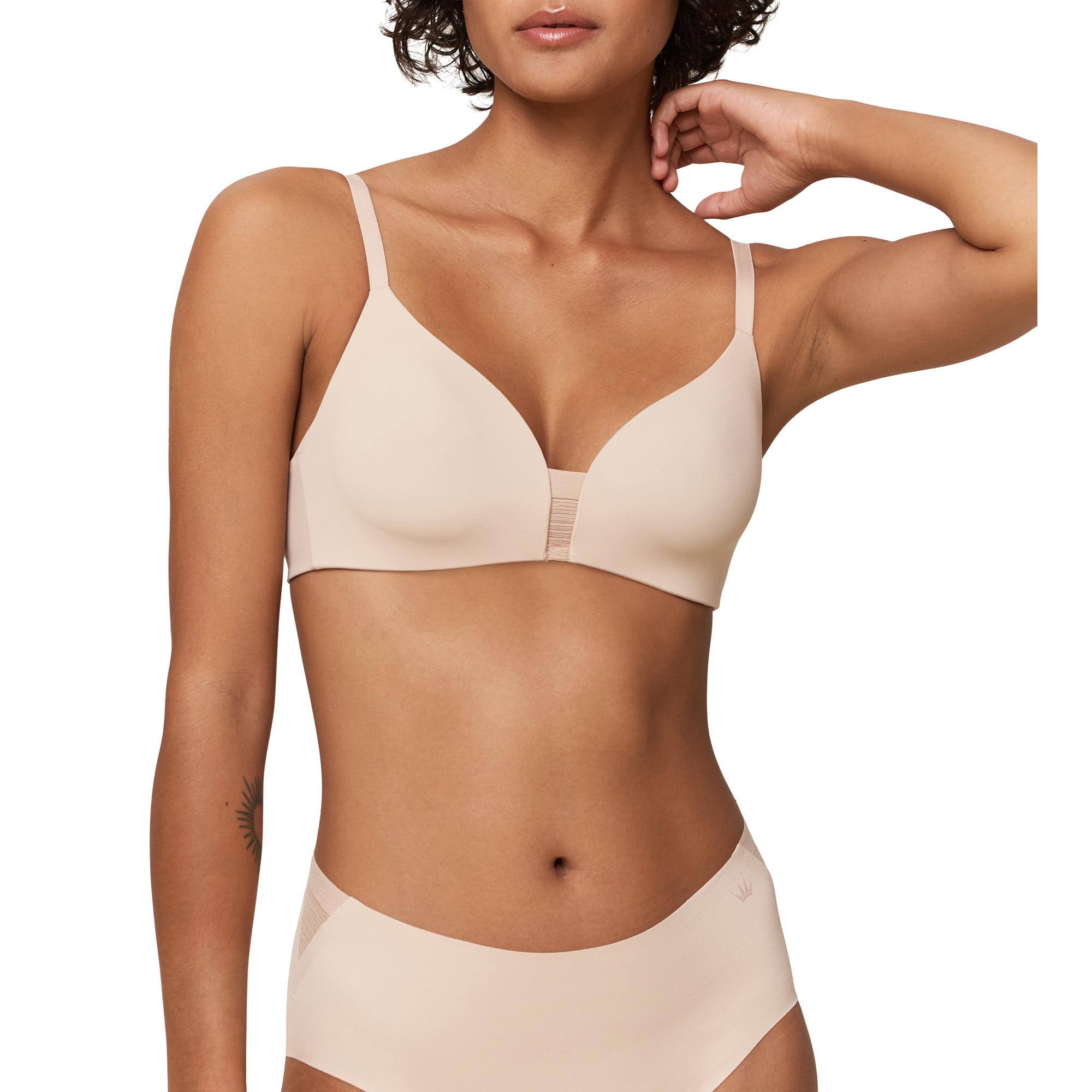 Image of Bügelloser Bh, Wattiert Damen Beige 1